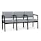 Lesro Lenox 3 Seat Tandem Seating W/ Arms, 64.5 in W 24.5 in L 32 in H LS3103 - alternate 1